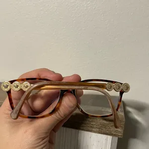 VERSACE Women's Brown Cat Eye Eyeglasses Optical Frame thumbnail 2