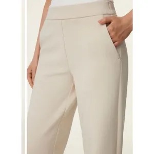 Brand New OGL Women's Size Small Textured Mid Rise Pull-on Straight Pant Pockets thumbnail 3