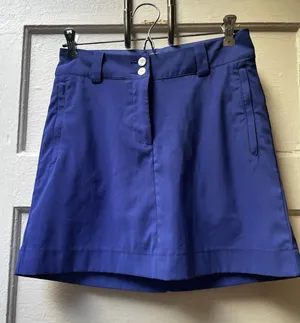 Nike Golf Skort Womens 0 Purple Dri-FIT Tour Performance Stretch Pockets Sport thumbnail 1