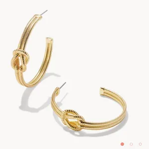 Kendra Scott Annie knot hoops thumbnail 1