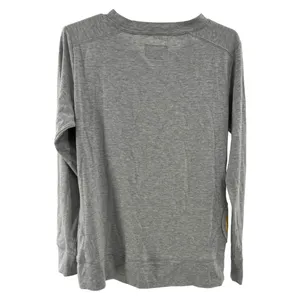 NFL ProLine Steelers Large embroidered long sleeve fitted tee football gray thumbnail 2