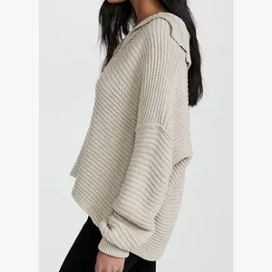 Free People Marlie Pullover Knit Sweater thumbnail 4