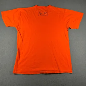 Vtg Auburn Tigers Football T Shirt Medium Russell Athletic Orange NCAA Short Slv thumbnail 10