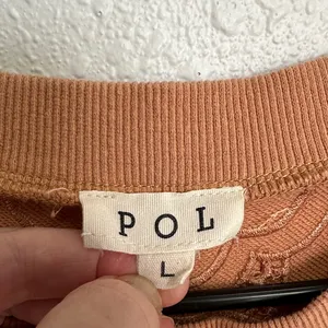 POL Women's Embroidered Design Faded Orange Brown Sweatshirt Size Large thumbnail 3