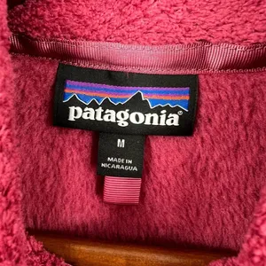 PATAGONIA Synchilla Retool Snap-T Pullover magenta / pink pockets size medium thumbnail 9