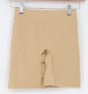 Tan Seamless High Waisted Shapewear Shorts Size Medium Nude Mid-Thigh thumbnail 1