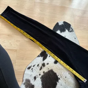 LULULEMON Black Velvet Wunder Lounge‎ HR Tight Velour Size 10 thumbnail 8