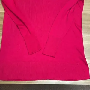 A New Day hot pink vneck sweater. Size Large. thumbnail 5
