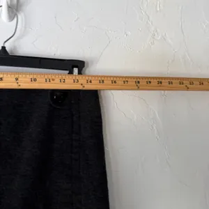 J. Crew‎ Charcoal Gray Wool Blend A-Line Mini Skirt Size 2 Academia Twee Preppy thumbnail 3