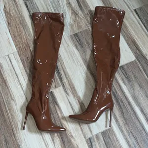 Steve Madden Viktory cognac boot thumbnail 3