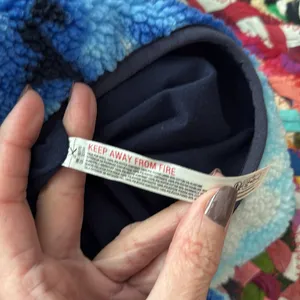 Free People Movement Rocky Ridge Ocean Tie Dye Combo Pullover Fleece Jacket thumbnail 5