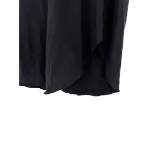 Lost & Found Ria Dunn T-Shirt Dress M Black Asymmetrical Raw Edge Made In Italy thumbnail 6