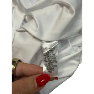 NWT Urban Social White Ruched Sleeveless Top small thumbnail 3