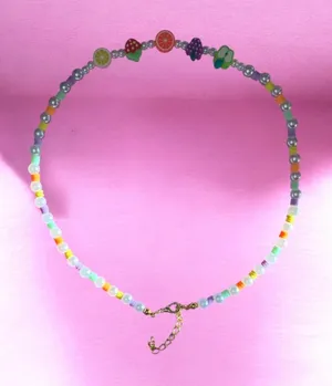 Beaded Fruit Charms Necklace Multiple thumbnail 1