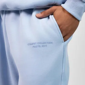 NWT COMFRT PERIWINKLE Pastel oversized sweatpants SMALL Blue thumbnail 3