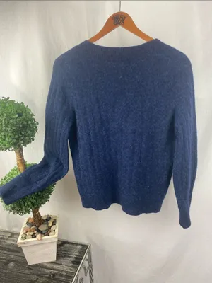 Banana Republic Wool Blend Long Sleeve Crew Neck Sweater L thumbnail 3