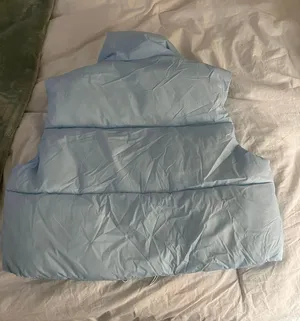 Amazon baby blue puffer vest thumbnail 3