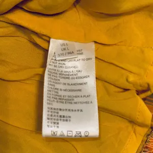164‎ | Urban Outfitters Plaid Ruffle Smocked Back Romper Orange Yellow Women L thumbnail 6