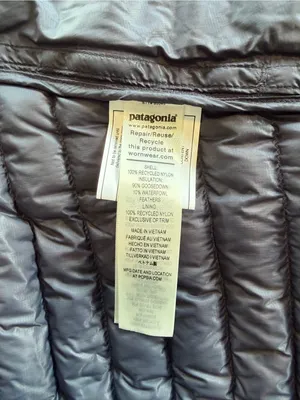 NWT Patagonia AlpLight Down Jacket Smolder Blue Women’s Size XS 800 Fill thumbnail 7