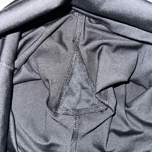 Nike Women's Black Leggings with White Logo thumbnail 5