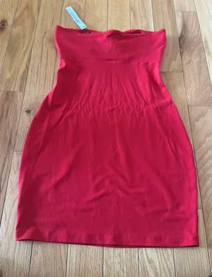 Revolve Strapless Red Dress thumbnail 1