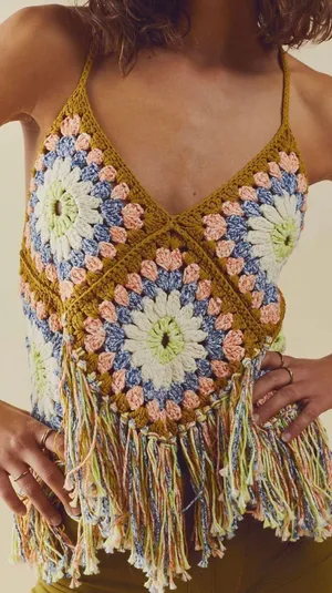 Free People Summer Of Love Halter Top thumbnail 3