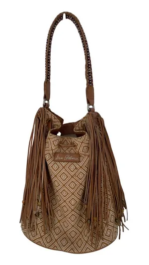 Sam Edelman |‎ Woman’s Fringe Bucket Shoulder Bag - Brown $98 thumbnail 1