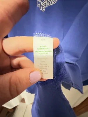 Aerie Blue Sweatshirt - Self Care Club-Size Medium thumbnail 10