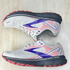 Brooks Ghost 14 Womens Running Shoes White Purple Pink 1203561B192 Size 10.5 B thumbnail 5