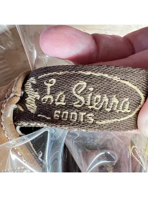 La Sierra Western Boots Floral Embroidery Size 7 Light Brown Nubuck thumbnail 7