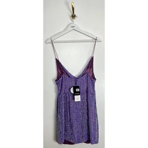 Retrofête Jill Sequin Minidress in Iridescent Size Large NWT thumbnail 13