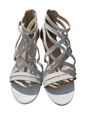 Liz Claiborne Women's Size 8‎ White Wedges thumbnail 1
