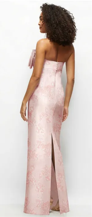 Alfred Sung Bow Strapless Dress thumbnail 2