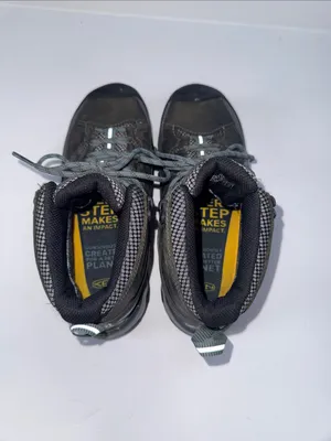 Keen Kids Gray and Black Trail Boots thumbnail 4