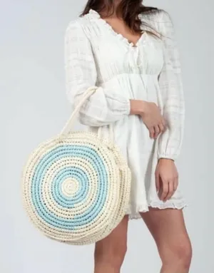 ✨LUCCA Bougainville Raffia Tote Bag✨ thumbnail 1
