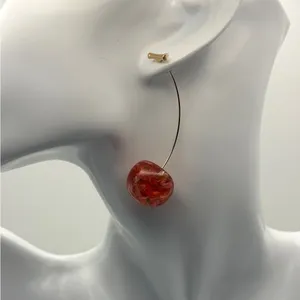 Source Unknown Sweet Cherry Dangle Earrings thumbnail 2