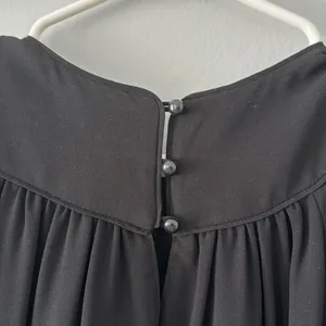 Aritzia Wilfred Sheer Sleeved Top Size Small Black thumbnail 7