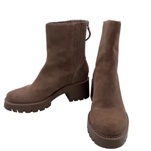 Dolce Vita‎ Hopper Suede Lug Sole Ankle Boots Brown Chunky Heel Women's 8.5 thumbnail 8