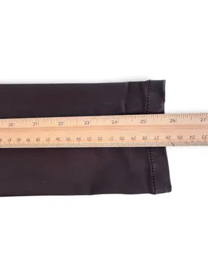 Studio F Brown Coated High-Rise Skinny Pants (1423) thumbnail 11