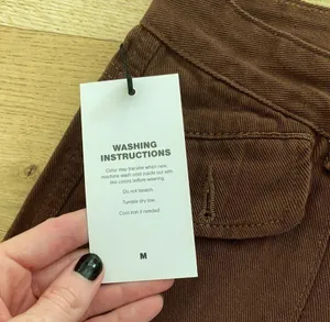 EM - Wide Leg Carpenter Cargo Pants in Brown thumbnail 4