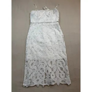 NWT‎ Bardot | Lina Lace Sheath Dress White | Women's 8 / Medium thumbnail 2