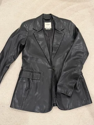 Abercrombie Leather Blazer thumbnail 1