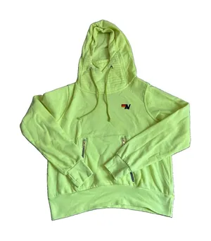 Aviator Nation Ninja Hoodie Pullover XS Neon Yellow Pockets Sweatshirt Beach USA thumbnail 1