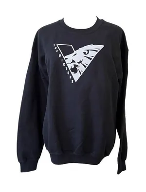Gildan Graphic Sweatshirt "The‎ Victors" 1 Cor. 15:57 Bible Verse Black Fleece thumbnail 1