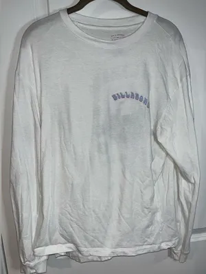 Billabong Under the Sun Tour Skull Roses Suns Long Sleeve Tshirt Size Medium thumbnail 5