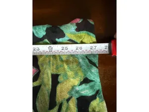 Lilly Pulitzer Floral Silk Cashmere Shawl Wrap with Fringe thumbnail 8