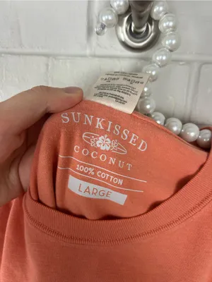 Sunkissed Coconut Orange Logo Tee Size L Size L thumbnail 6