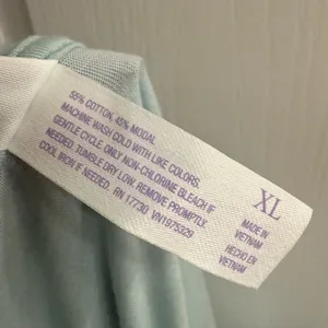 Stars Above Light Blue Aqua Short Sleeve Top & Lounge Pajama Shorts Set- size XL thumbnail 10