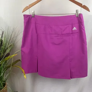 Adidas Pink & White Mini Skort Tennis Athletic Skirt 6 thumbnail 3