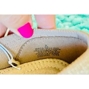Old Navy Pointy Toe knit Cocoa Fawn cushioned ballerina flats shoes sz 6 thumbnail 5
